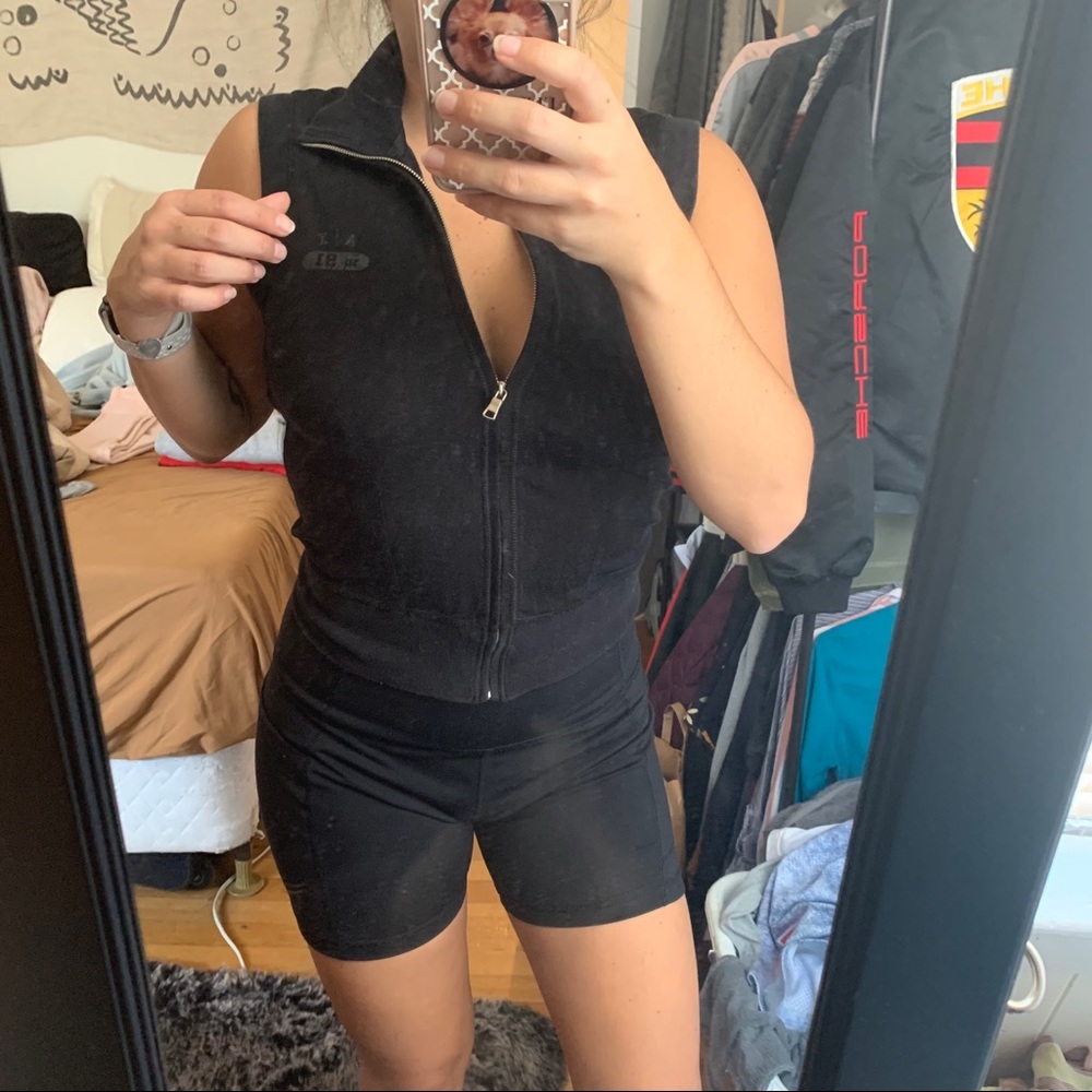 Armani exchange zip vest